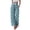 Cyan-3121BB, variant on Flowy Wide Leg Pants for Women Palazzo Drawstring Elastic Waist Polka Dots Woman Trousers Pants with Pockets Summer Beach Lounge Pants Womens
