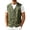 Army Green, variant on Wuztai Men's Lightweight Sleeveless Vests, Summer Autumn Outdoor Work Jacket for Travel Running Hiking Army Green