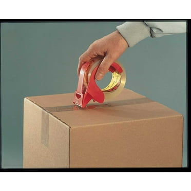 Scotch Heavy Duty Shipping Packaging Tape with Dispenser, 1.88 Inches x 54.6 Yards, Clear, Pack of 2