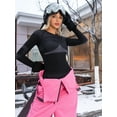 thumbnail image 3 of Charmo Womens Basic Thermal Underwear Sets Long Johns Layer Tops & Bottom Pajama Fall Winter, 3 of 8