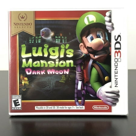 Luigis Mansion: Dark Moon Nintendo Selects (Nintendo 3Ds, 2016) - New