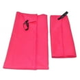 thumbnail image 2 of ecox Outdoors Microfiber Towel Fast Drying Soft Feel Fast Action Drying for Gym Beach Outdoors Travel Yoga Camping Compact Size 2 piece Set 30x60 in and 12x24 in Red MFT2PRD, 2 of 8