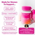 thumbnail image 4 of Pink Stork Folic Acid for Women - Formulated for Mom + Baby, 400mcg, 30 Capsules, 4 of 8