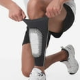 thumbnail image 5 of Sioweci Soccer Shin Guards for Adults Anti Collision Shin Pads Compression Leg Sleeve Athletic Gear for Football Sports Fitness Black Gray Size XXL, 5 of 13