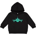 thumbnail image 2 of Inktastic Cute Teal Airplane Toddler Hoodie, 2 of 4