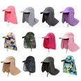 thumbnail image 4 of Capuchons de Pêche Hommes Femmes Rapide Sec Pare-Soleil UV Protection Visières Rabat Couvre Chapeaux Amovible Oreille Cou Couverture Extérieure Vêtements de Sport Accessoires, 4 of 4
