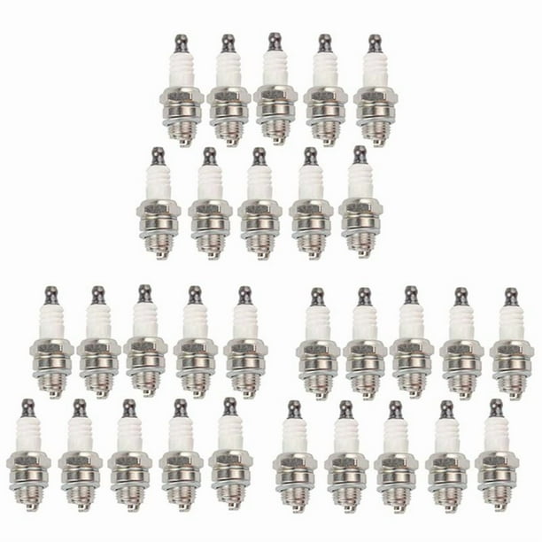 30 Piezas L7T Bujía para Recortadora Sopladora Motosierra Desbrozadora Cortadora de Césped