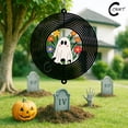 thumbnail image 3 of C-CRAFT Flower Ghost Wind Spinner 12 Inches, Spooky Yard Art for Outdoor Costume Party, Gardener Halloween Gift, 3 of 4