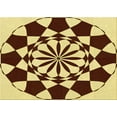 thumbnail image 1 of Ahgly Company Machine Washable Indoor Rectangle Transitional Red Brown Area Rugs, 8' x 12', 1 of 7