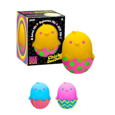 Schylling Needoh ChickaDeeDoos, Squishy Chick with Removeable Shell, Novelty Toy, Children Ages 3 