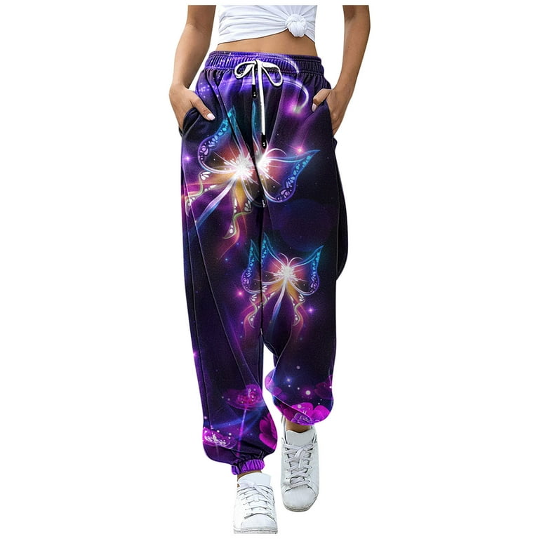 Colorfulkoala Women's High Waisted Fitted Joggers 