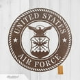 thumbnail image 3 of RealSteel US Military Branch Wall Art - Army, Navy, Air Force, Marine Corps, Coast Guard & Space Force (CoastGuards/ Black), 3 of 9