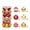 Multicolor, variant on Vikakiooze Mini Christmas Balls 24Pcs Christmas Ball Ornament Pendant Party Supplies Tree Hanging Plastic Ball For Christmas Tree Decoration 6Cm/2.36In