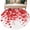 Red, variant on Round Area Rug 6 Ft, Sage Green Gradient Washable Non-Slip Circle Carpet for Living Room/Bedroom, Abstract Polka Dots Vintage Modern Art Low-Profile Indoor Mats Collection Rugs for Residential