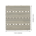 thumbnail image 4 of QUMONIN Teak Wood Interlocking Deck Tiles with Oiled Finish and Cushion, 4 of 8