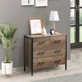 thumbnail image 2 of HOMCOM Commode, Meuble de Rangement à 4 Tiroirs Salon Brun, 2 of 10