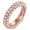 F1584 rose gold color, variant on PULABO With handcrafted details Anniversary Promise Ring For Women For Her High Quality Shiny Cubic Zirconia AAA Zircon Ring Elegant Gift Comes in Elegant Box