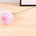 thumbnail image 6 of ZMKIAG Lifelike Artificial Charred Edge Rose with Long Stem, Fake Fabric Single Head Rose Bouquet for Home Office DIY Decor, Wedding Arrangements and Rustic Themed Parties, 6 of 9