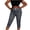 Gray, variant on Butt Lifting Mid Waist Skinny Jeans for Women Stretchy Spring Fall Trendy Pull On Denim Capris Purple S(S)