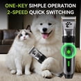 thumbnail image 3 of Cordless Dog Clippers Professional Pet Trimmer Low Noise 2-Speed Grooming Kit for Thick Hair, 3 of 6