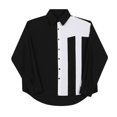thumbnail image 4 of Afdoent Shirts For Men 2025 Spring Autumn New Trend Fashion Personality Color Asymmetrical Shirt Vacations Clothes, 4 of 4
