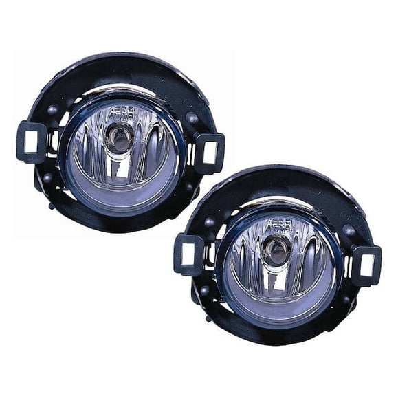 Fog Light Set 2 Piece - Compatible with 2005 - 2015 Nissan Xterra 2006 2007 2008 2009 2010 2011 2012 2013 2014