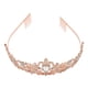 thumbnail image 4 of Corona de boda BuyWeek con diamantes de imitación de Oro rosa, 4 of 14