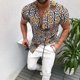 thumbnail image 2 of Verano Nuevo Hawaiano Hombre Camisa Para Personalidad 3d Impreso Turn-down Manga Corta Suelta Casual Moda Tamaño S-6XLpangjing, 2 of 3