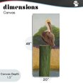 thumbnail image 4 of Stupell Industries Cottage Pelican with Blue Eyes Canvas Art, 20 x 48, by Barbara Fallenbaum, 4 of 8
