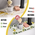thumbnail image 5 of Sink Faucet Absorbing Mat, 2 Pack Drying Mat Around Faucet Sink Splash Guard Behind Faucet Sinkmat For Kitchen Bathroom Island Rv 15 * 5.5 Inch (60 * 14 cm), 5 of 6