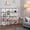 White, variant on 16 Cube Storage Organizer Modular Storage Cube Bookshelf DIY Plastic Closet Storage Shelves for Home Office Bedroom Rustic Brown