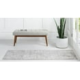 thumbnail image 4 of Rugs.com Oregon Collection Rug – 6 Ft Runner Gray Low-Pile Rug Perfect For Hallways, Entryways, 4 of 9