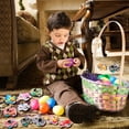 thumbnail image 6 of Eqslft Easter Eggs with Sticky Stretchy Toys Inside –12 Pack Filled Easter Eggs, Assorted Easter Elements, Surprise Party Favors for Kids, Egg Hunt, Easter Basket Stuffers, 6 of 6