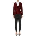 thumbnail image 2 of Hybrid & Company Women Double Notch Lapel Office Blazer, 2 of 4