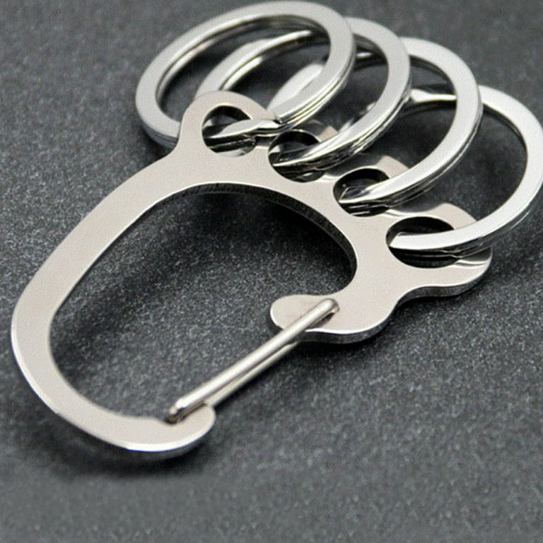 Hand Woven Chain Keychain 8 Figure Key Ring Waist Hanging Anti-Loss Key  Chain Car Key Holder Key Accessories