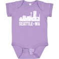 thumbnail image 3 of Inktastic Seattle Skyline Grunge Boys or Girls Baby Bodysuit, 3 of 5