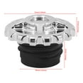 thumbnail image 2 of Motorcycle Chrome Fuel Tank Gas Cap Fit For Harley Sportster Dyna Touring FLS, 2 of 9