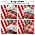 thumbnail image 5 of Red Poppy Flower Meadow Round Tablecloths for Dining Table Waterproof Table Cover for Kitchen Living Room, 5 of 6