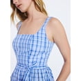 thumbnail image 3 of Free Assembly Women’s and Women's Plus Sleeveless Belted Cotton Midi Dress, Sizes XS-4X, 3 of 4