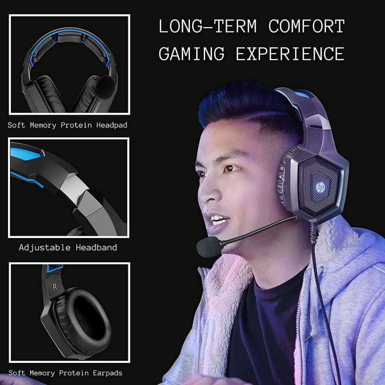 HP Wired Stereo Gaming Headset W Mic Over Ear PS4 Headset Xbox One