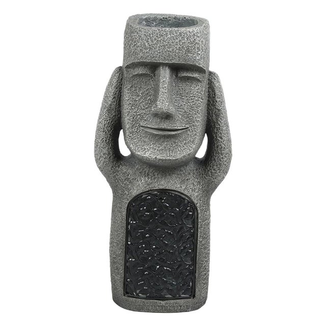Estatua divertida de de Pascua Moai Ahu monolito escultura de Cubrir las orejas Sunnimix Estatua de la Isla de Pascua