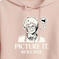 thumbnail image 3 of Golden Girls - Picture It Sicily - Juniors Cropped Pullover Hoodie, 3 of 5