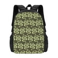 thumbnail image 3 of Balery Green Snake Backpack for Men and Women - Durable 600D Oxford Cloth -Large Capacity, Water-Resistant School, Travel, and Hiking Bag, 3 of 9
