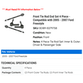thumbnail image 2 of Front Tie Rod End Set 4 Piece - Compatible with 2005 - 2007 Ford Freestyle 2006, 2 of 2