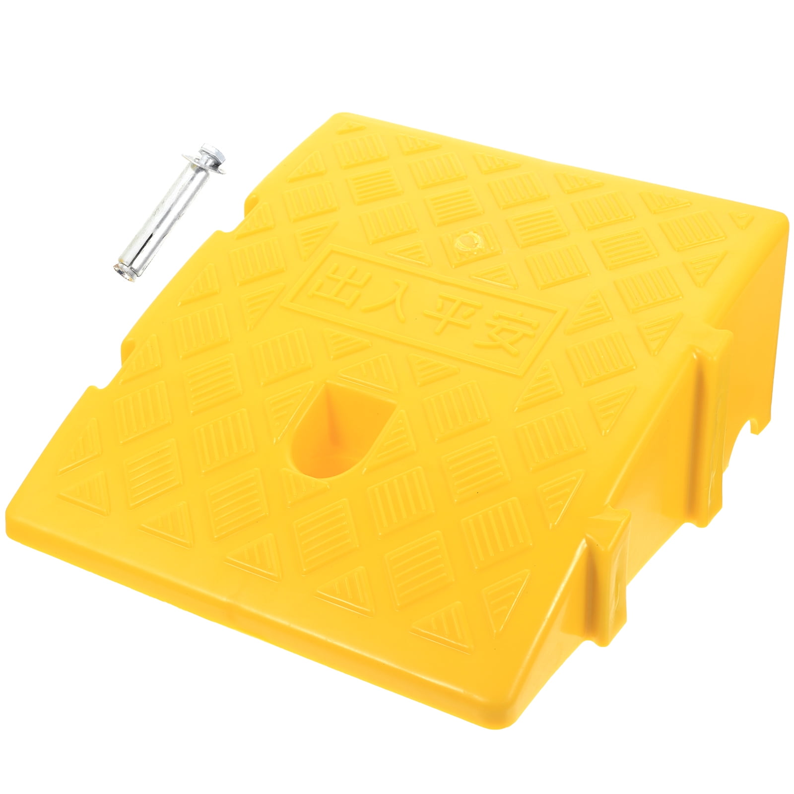 Practical Plastic Slope Ramp Threshold Ramp Mat Outdoor Use Slope Ramp