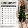 thumbnail image 4 of Psesaysky St. Patrick's Day Aloha Shirts and Tank Sundress Plus Size Couples Hawaiian Matching Outfits Green Leaves Irish Outfits Mens Button Down Shirts or Women Sleeveless Beach Sundress-2XL, 4 of 7