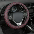 thumbnail image 5 of BotaniNest Steering Wheel Cover 15×15 Inch Soft Elastic Steering Wheel Protector Slip Warm Steering Wheel Cover For Girls Winter Steering Wheel Pad, 5 of 6