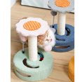 thumbnail image 2 of stanreset Pet Scratching Post Climbing Frame Pillar Interactive Toy Scratch Furniture Playing Scratcher Home Living Room Yellow Pink, 2 of 6