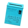 thumbnail image 3 of GUOOL Drop Box Large Capacity Decorative Newspaper Holder Box for Yard Gate Garden blue, 3 of 9