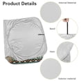 thumbnail image 5 of Yuyamidu Highland Cow Car Sunshades for Windshield Western Aztec Windshield Sun Shade Car Accessories Sunflower Car Window Visor for Auto SUV Van Big Sedan, 5 of 7